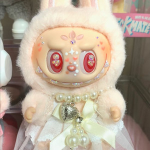 커스텀 라부부 나랑놀자 다다 인형 키링 옷악세사리 포함