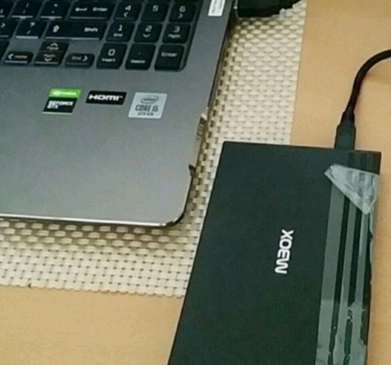 외장하드 대용량 미개봉 1TB USB포함 풀세트--3