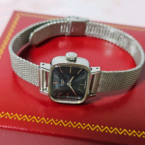 빈티지 론진 여성용 수동태엽방식 메 탈시계