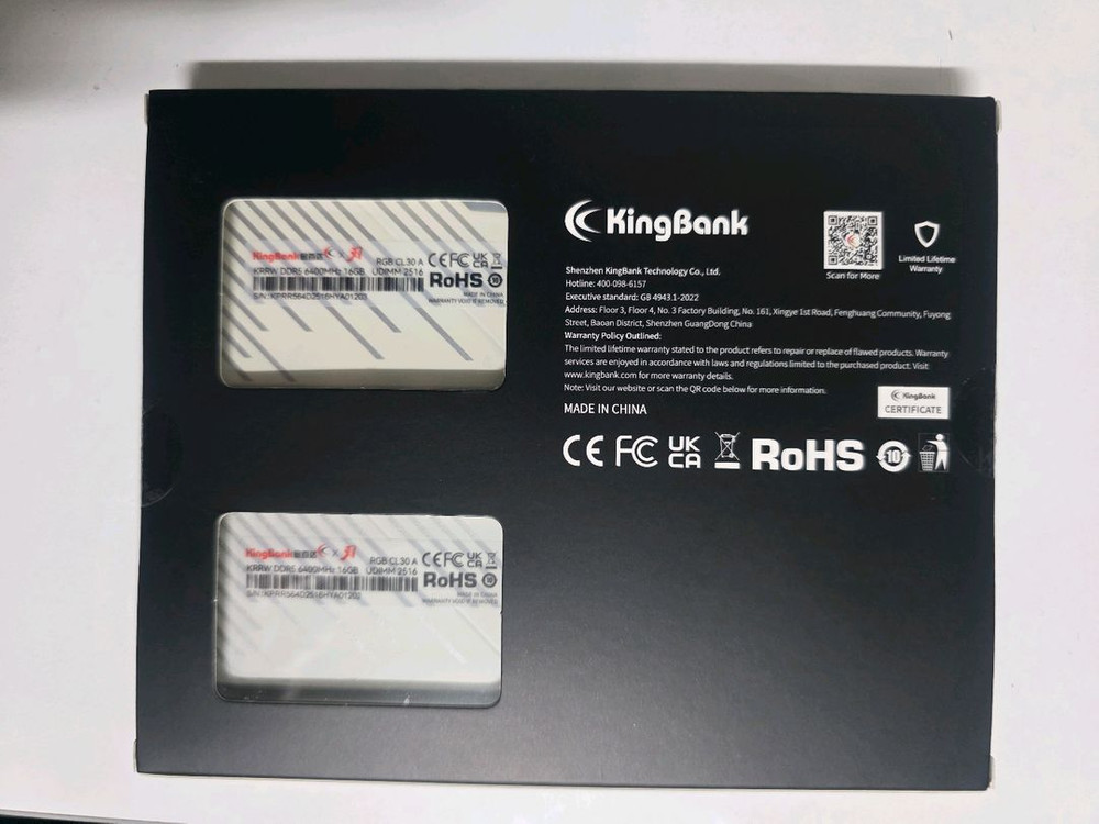 킹뱅크 DDR5 32GB 6400 cl30 RGB--1