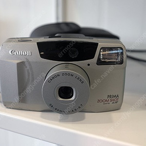 [안전거래]캐논 프리마 줌샷 DATE 팝니다 (전용케이스 O)