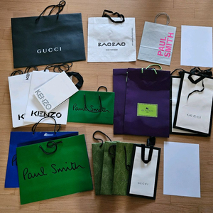 명품쇼핑백,백화점쇼핑백,브랜드의류쇼핑백 이미지