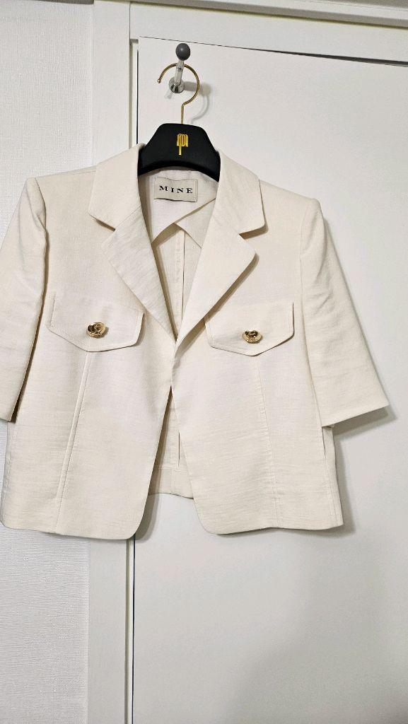 한섬 마인 mine 봄 여름 마 자켓 55사이즈--1