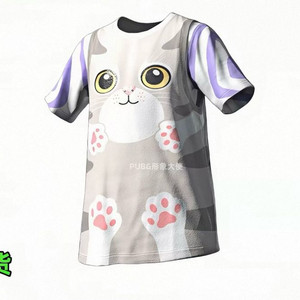 배그 스킨 야옹이 티셔츠 코드 이미지