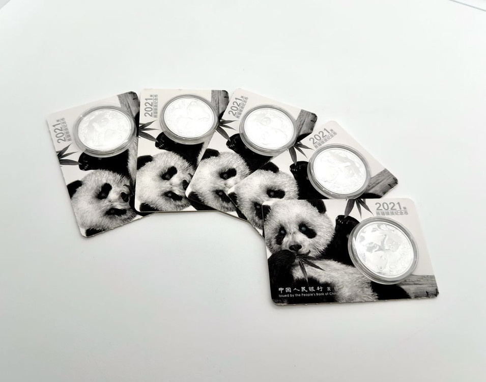 판다 30g 순은 기념주화 판매합니다--2