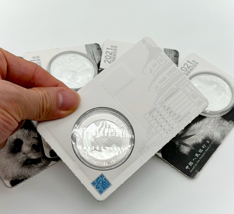 판다 30g 순은 기념주화 판매합니다--5