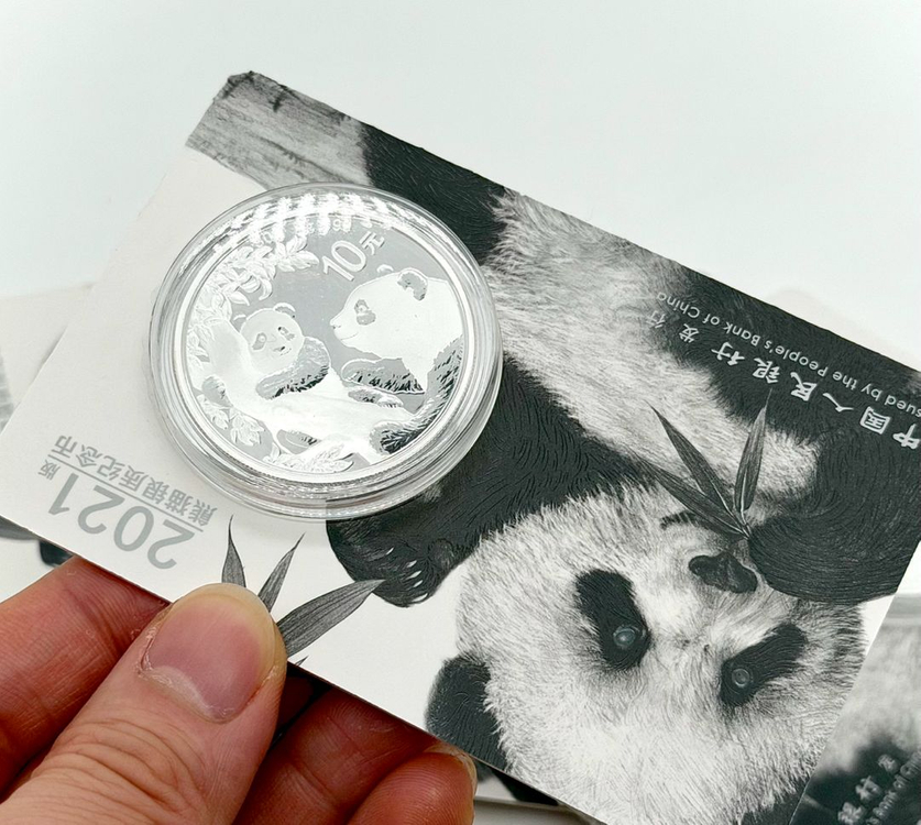 판다 30g 순은 기념주화 판매합니다--6