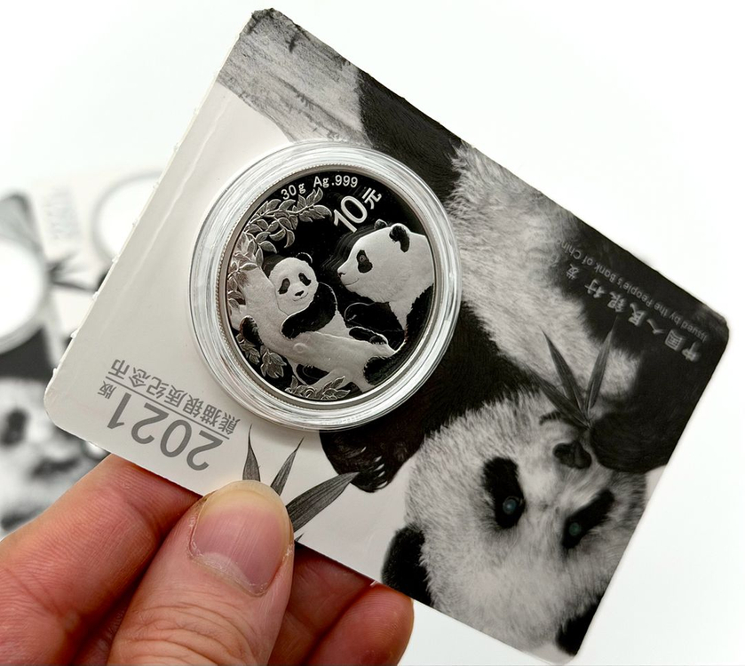 판다 30g 순은 기념주화 판매합니다--7