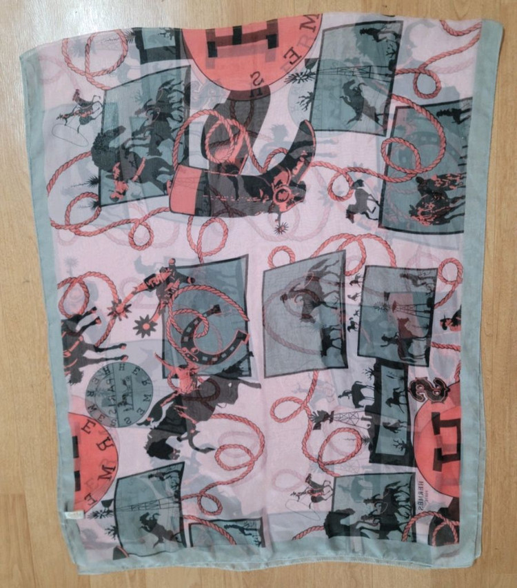 (정품) 에르메스 스카프 숄더 머플러 방도 !!--1