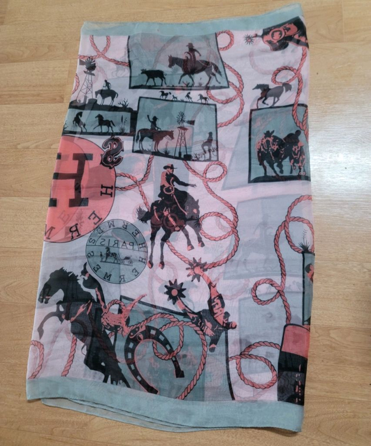 (정품) 에르메스 스카프 숄더 머플러 방도 !!--2