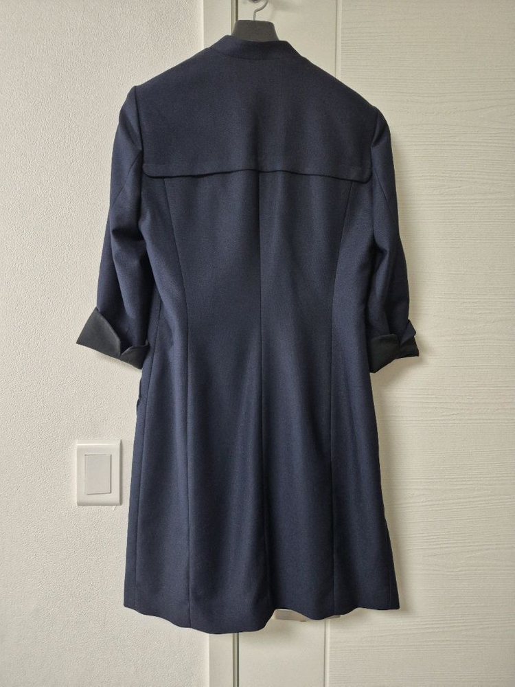 Rua 네이비 트렌치 코트입니다사이즈는 66 이미지