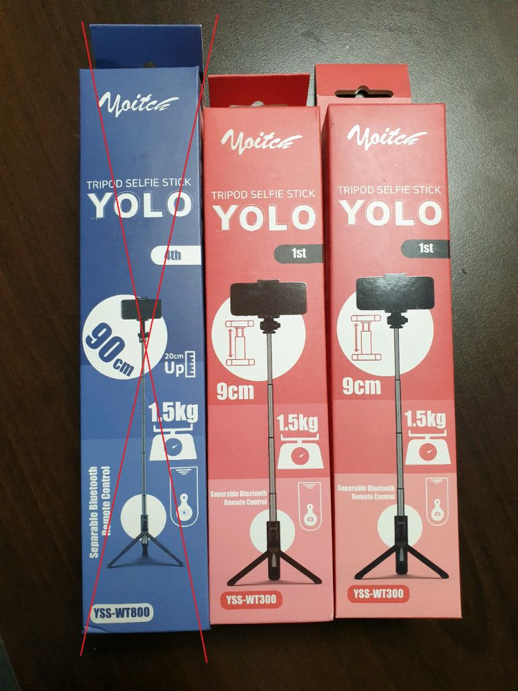 스마트기기 거치대(스마트링 등), 그립톡, 셀카봉(요이치 욜로), microSDHC카드 (미사용) 이미지