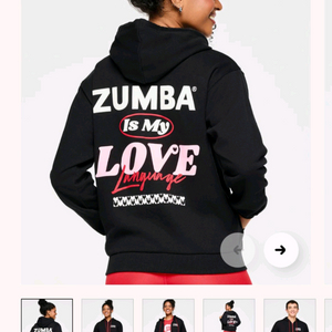 줌바 후드집업xs