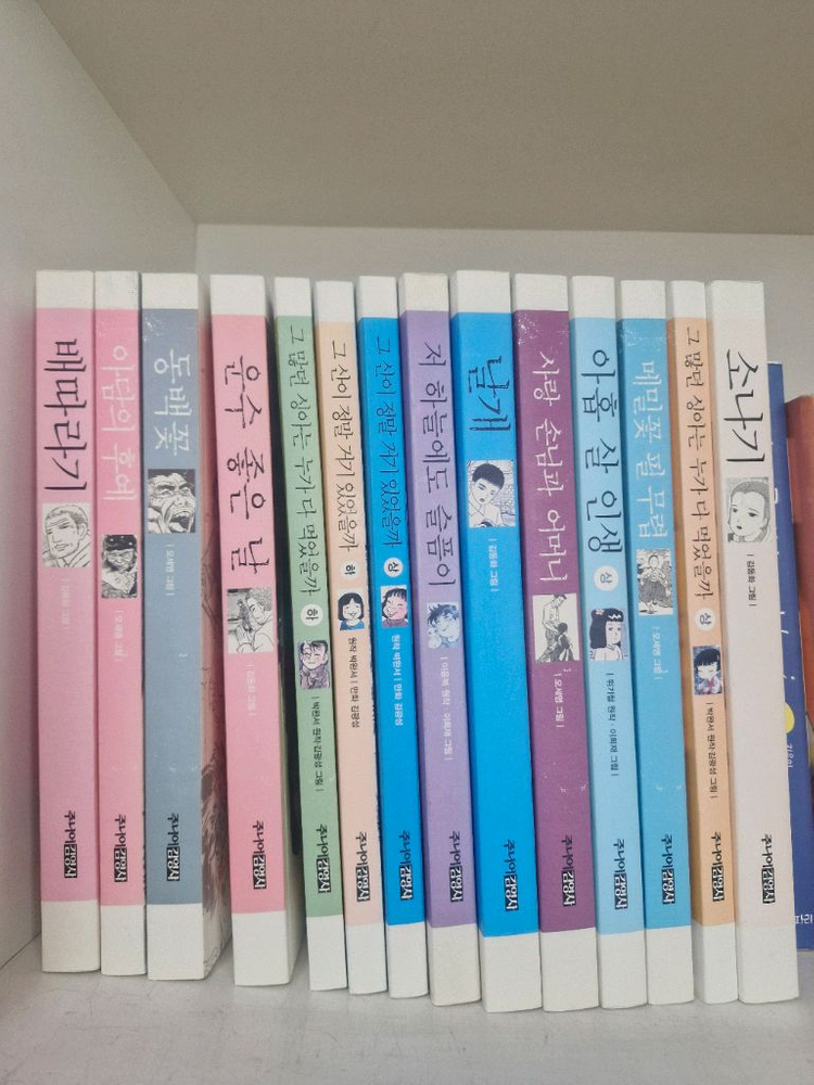 중고등 필독서 만화 한국 대표 문학선 박완서 누가 그 많던 싱아를 먹었을까 이미지