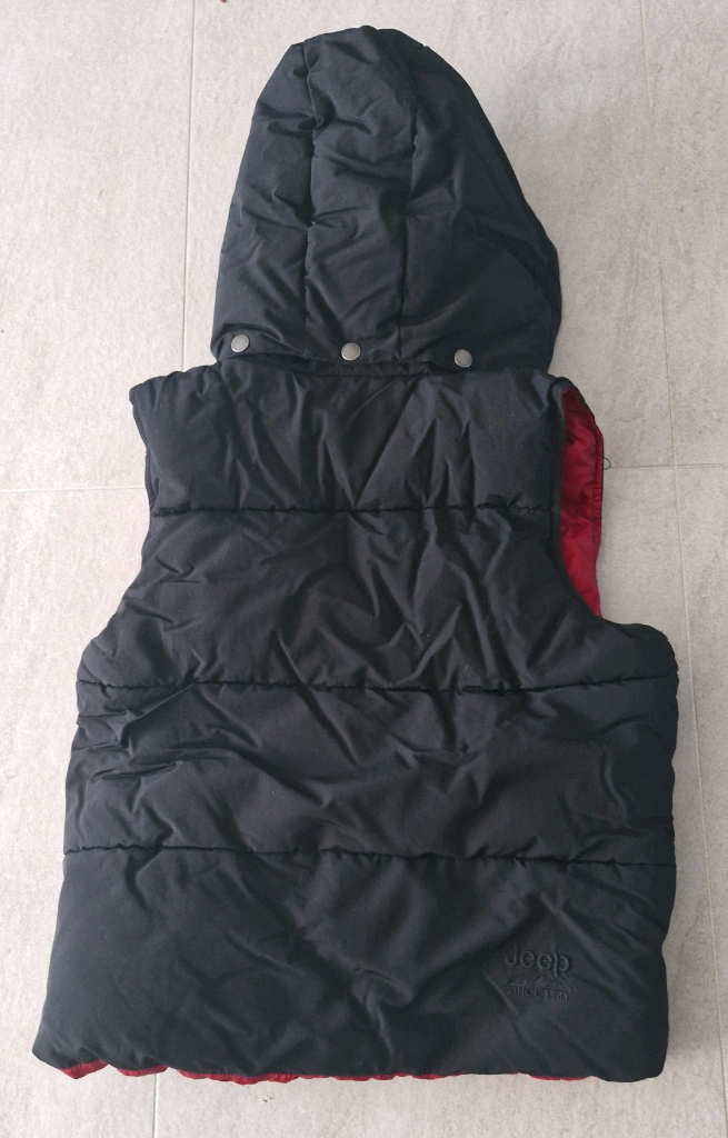 지프키즈 패딩 조끼 145--1