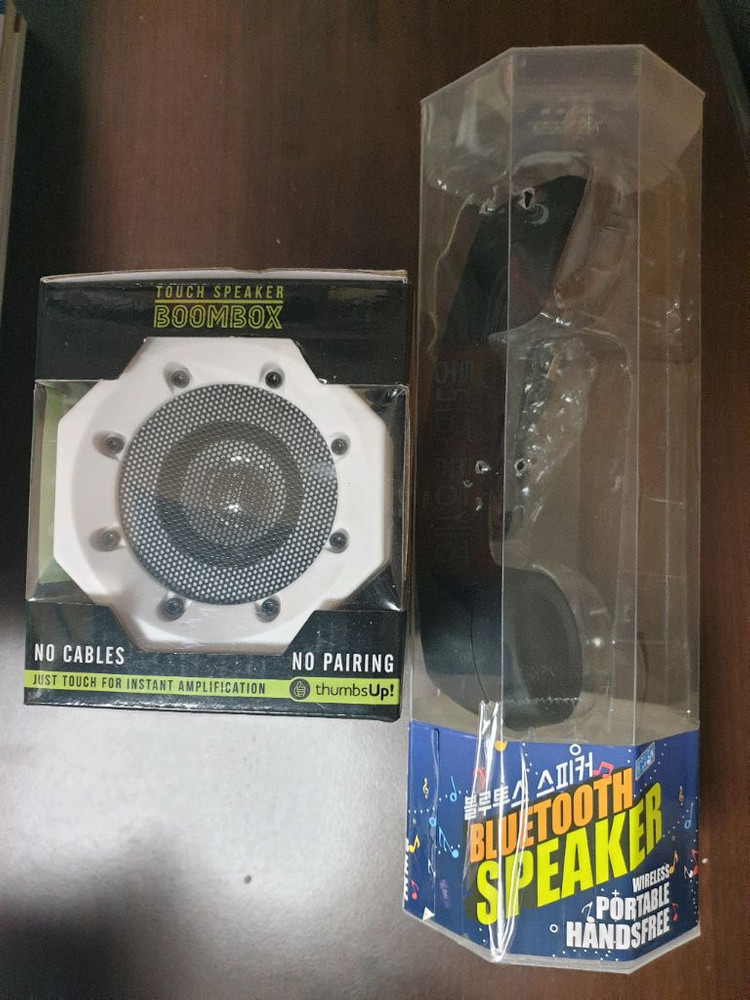 게이밍 헤드셋(로지텍), 골전도 블루투스 이어셋(아이리버), 블루투스 스피커(브리츠) 판매합니다. (미사용) 이미지