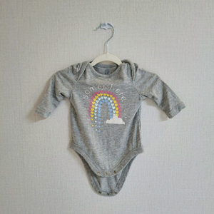 아기 바디슈트 / 아기옷 바디수트 긴팔 유아옷 / 가을 겨울 봄 바디슈트 / 베이지컬러 이미지