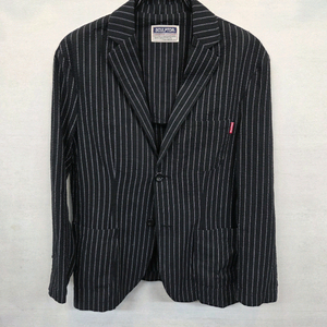 스컬프터 스트라이프 시어서커 투버튼 블레이져 자켓 프리