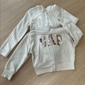 갭키즈 기모 집업후드 M(8), L(10) 세트