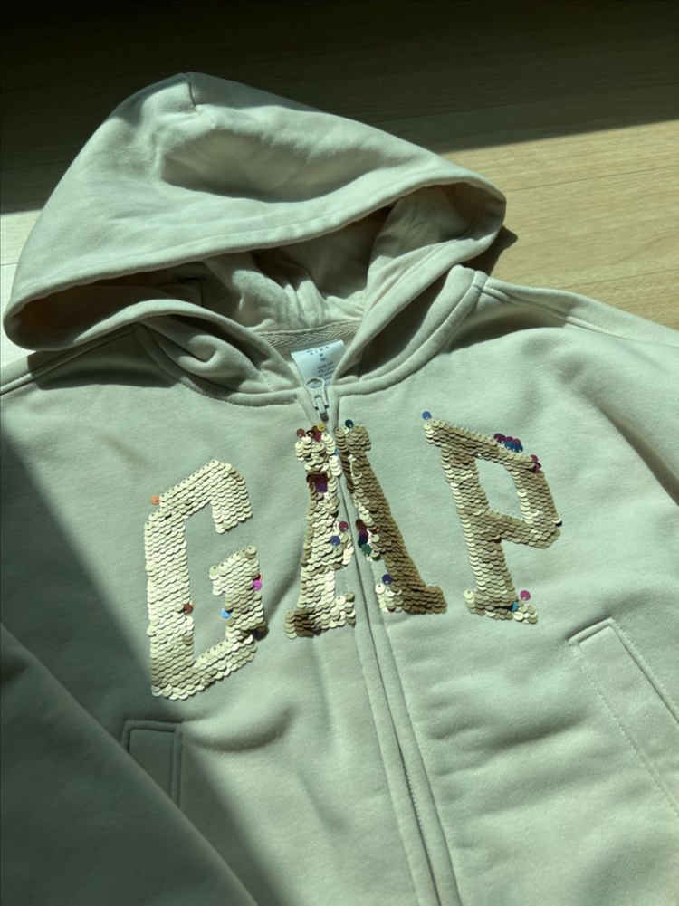 갭키즈 기모 집업후드 M(8), L(10) 세트--2