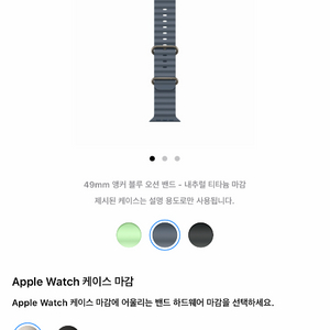 애플워치 2025 오션밴드, 트레일루프 스트랩 사봅니다!!