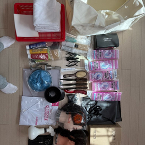 미용실 실기시험 도구 세트