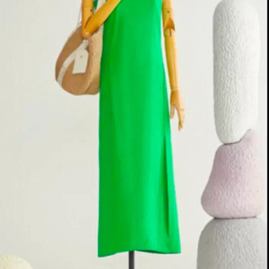 타임 롱 그린원피스