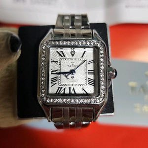 탠디 천연다이아 여성용 스틸메탈 정품 미사용품 시계