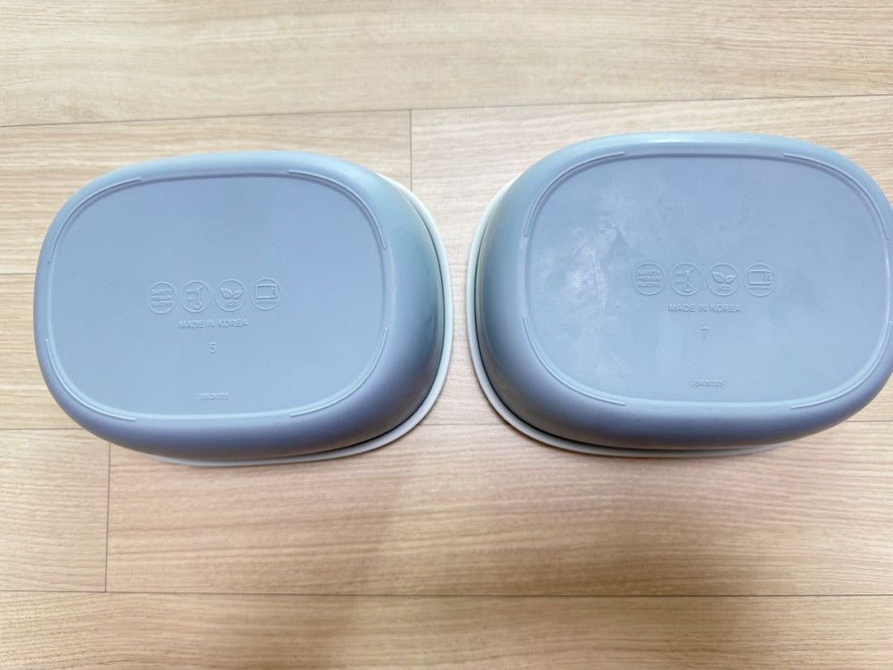 리브야 국산 실리콘 샐러드 도시락 보관 용기 통 그릇--1