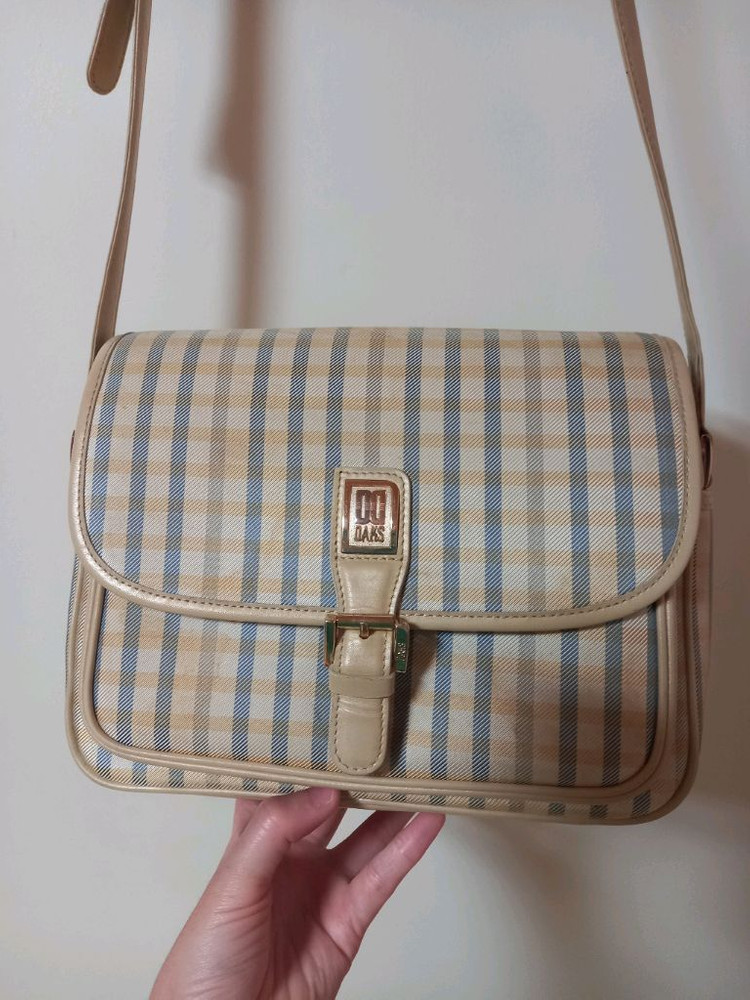 (택포)정품 닥스 체크무늬 여성크로스백/ 여성가방/ 베이지 색상--1