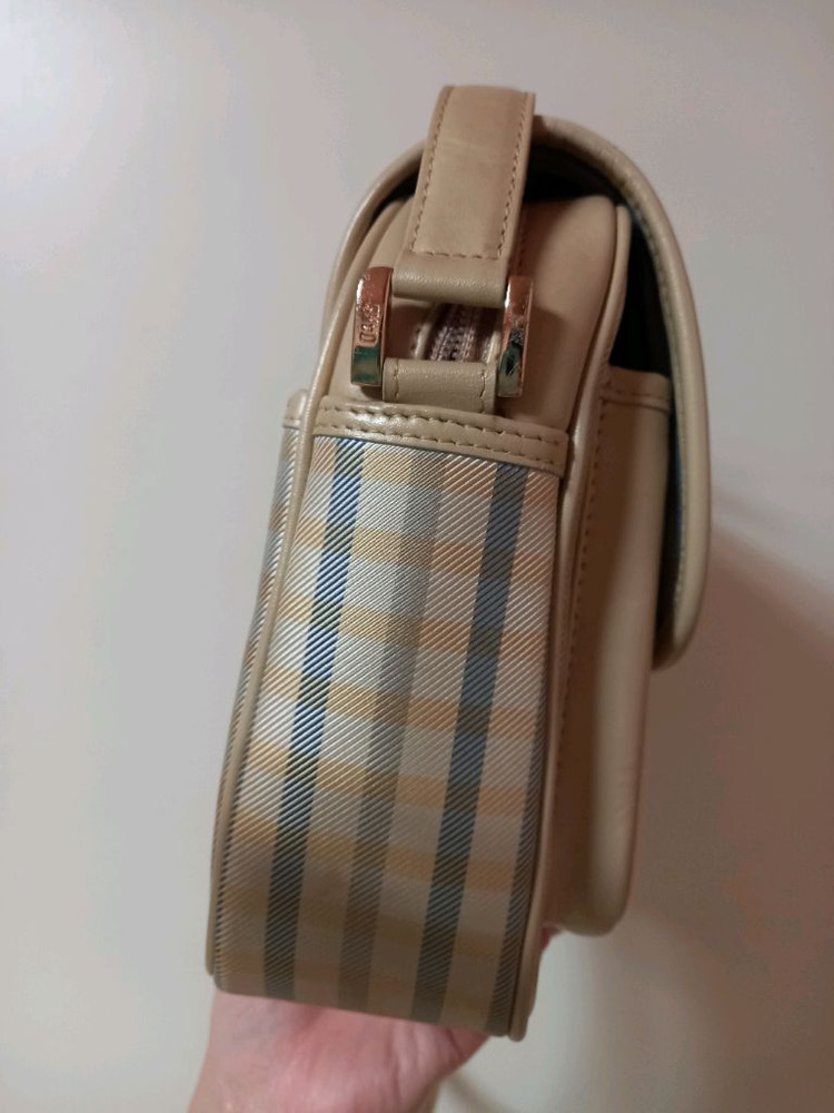 (택포)정품 닥스 체크무늬 여성크로스백/ 여성가방/ 베이지 색상--5