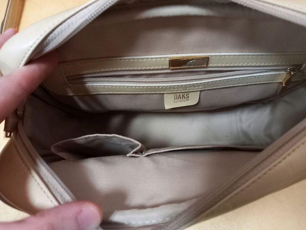 (택포)정품 닥스 체크무늬 여성크로스백/ 여성가방/ 베이지 색상--7