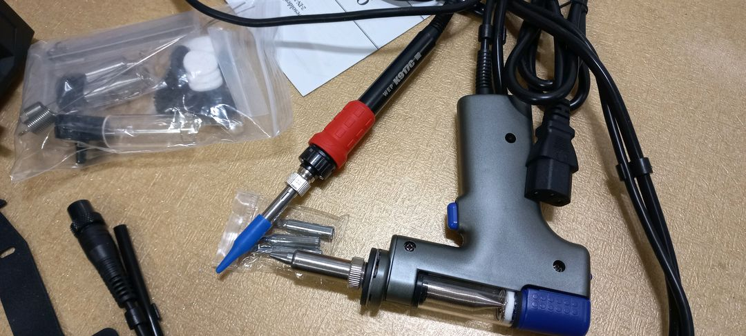 인두기&디솔더링건 세트 스테이션 새거--1