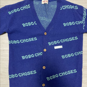 보보쇼즈 로고 가디건 10-11y