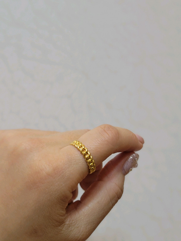 순금 한돈반지--3