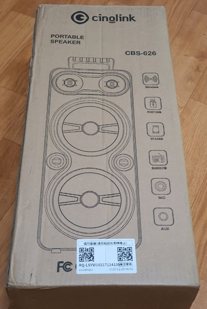 다기능 대형 블루투스 스피커 노래방 스피커 라디오 스피커 새제품--9