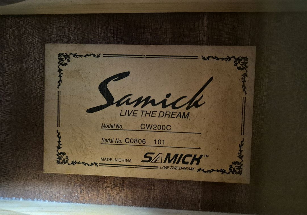 기타명가 삼익 CW200C 어쿠스틱 기타--7