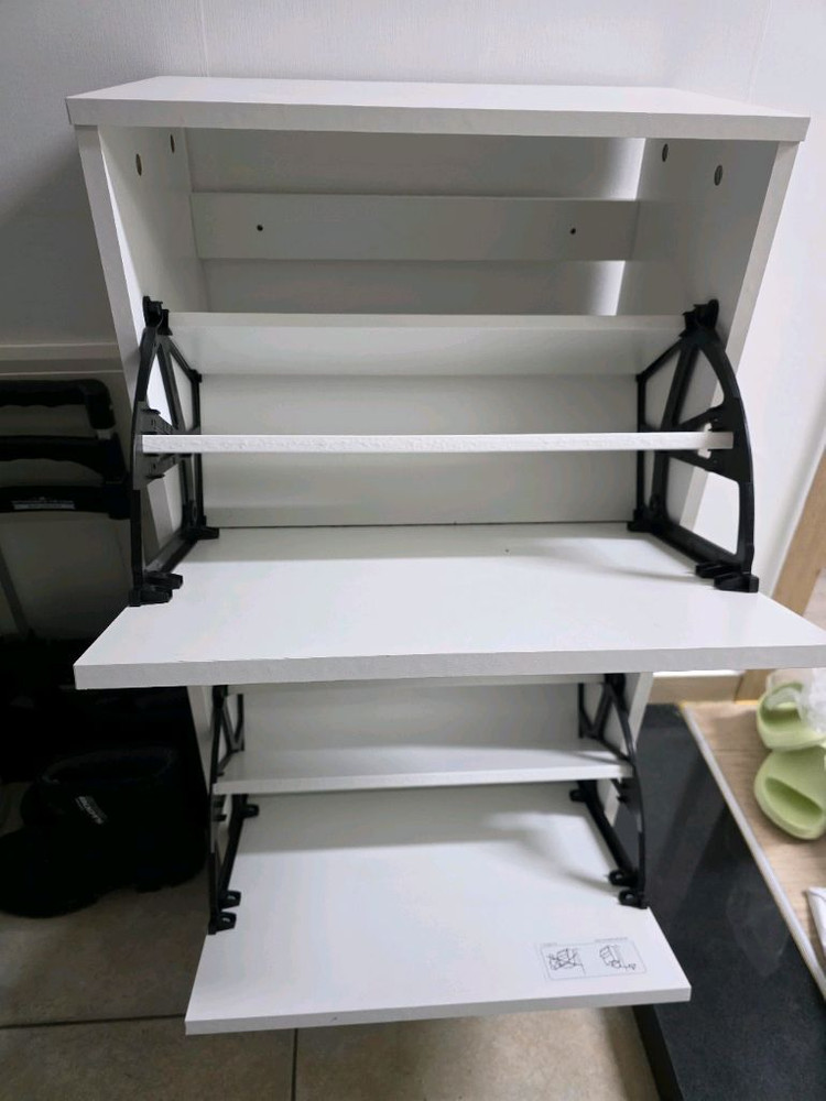 이케아 비사 BISSA 2칸 신발장--1