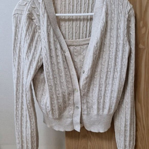 나인 탑+가디건