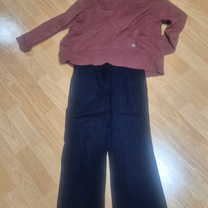 듀엘 니트 모바지 세트