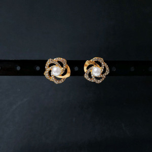 새상품]지르코니아 플라워 진주 골드 귀걸이/목걸이 반지 팔찌 진주 샤넬 14k 18k 스와로브스키 반클리프 디올