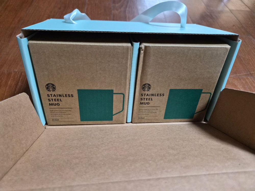 스타벅스 그린데비 민트데비 머그컵 2P--3