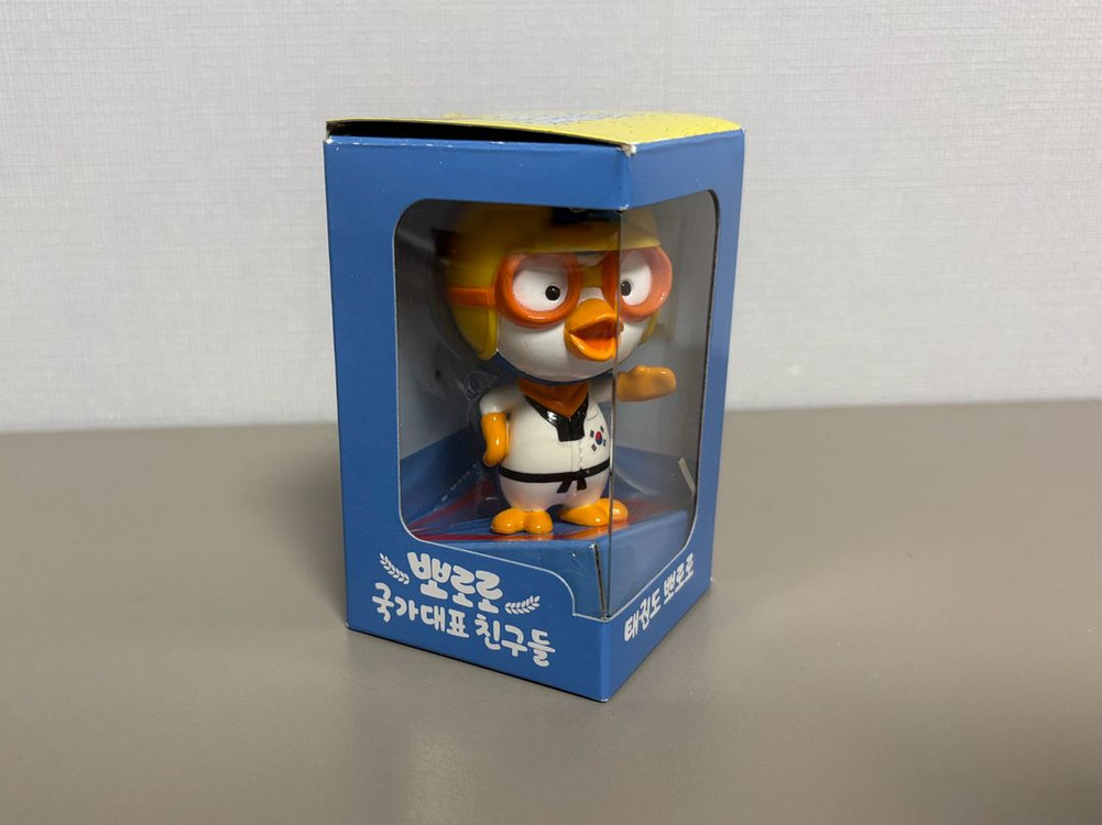 뽀로로 국가대표 친구들 - 태권도 뽀로로 피규어 풀박 판매--2