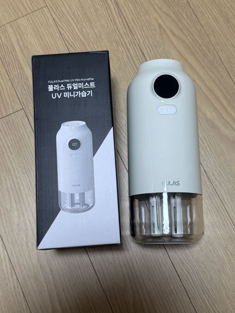 풀라스 UV 살균 초음파 대용량 무선 미니 가습기 이미지