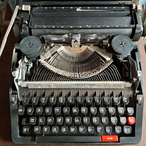 빈티지 타자기 이미지