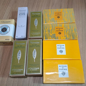 아쿠아 디 파르마 향수, 록시땅 핸드크림 미개봉 새제품 판매 이미지