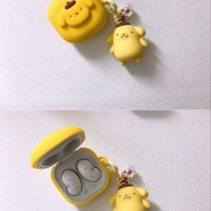 (새상품)산리오 폼폼푸린 버즈라이브 케이스&키링 세트 이미지