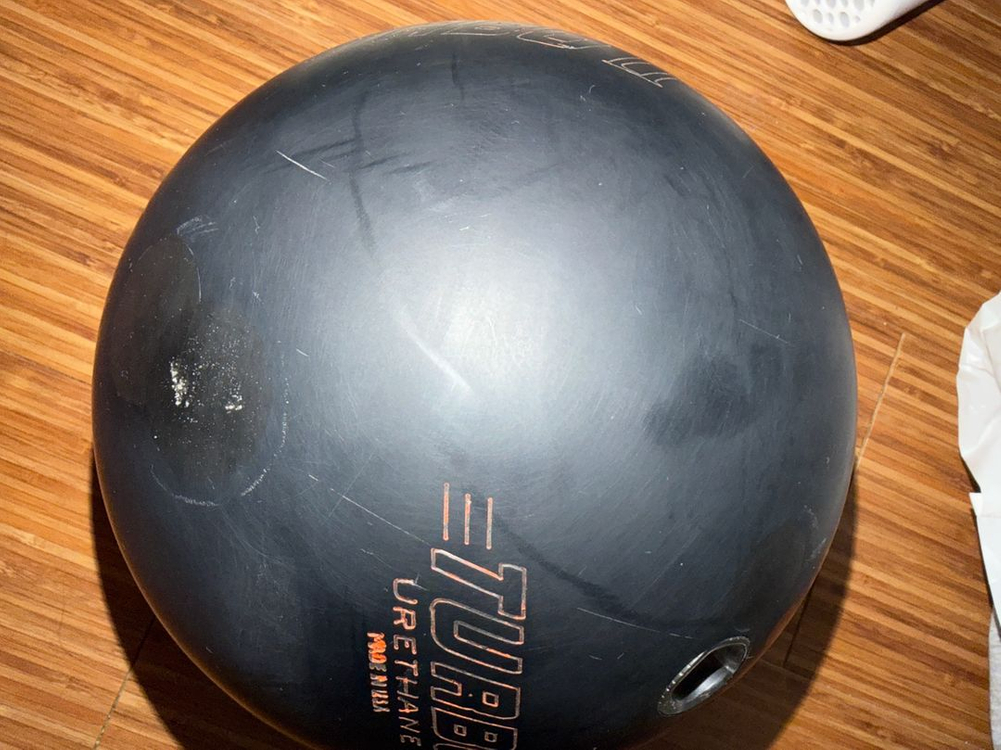 터보2 블랙 우레탄 볼링공16p--1