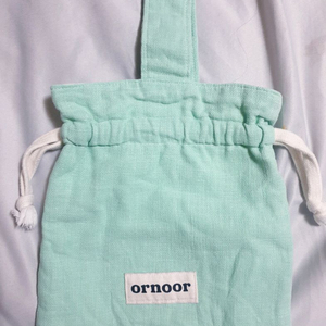 오르누르 린넨 복조리 미니 에코백 토트백