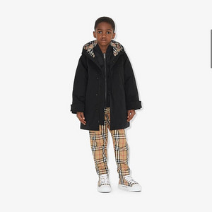 버버리키즈 후드 패딩 코트 세트 팝니다